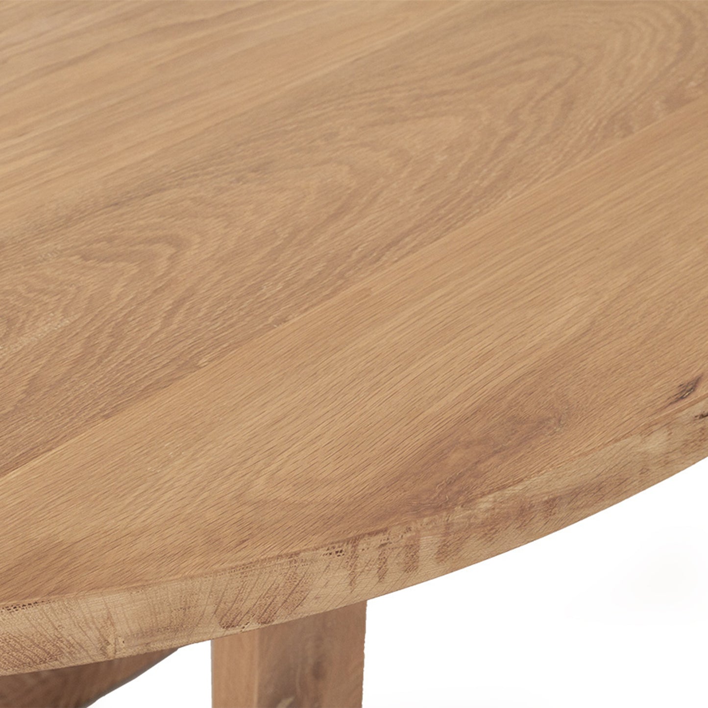 Marina | 1.2m Coastal Natural Wooden Round Dining Table