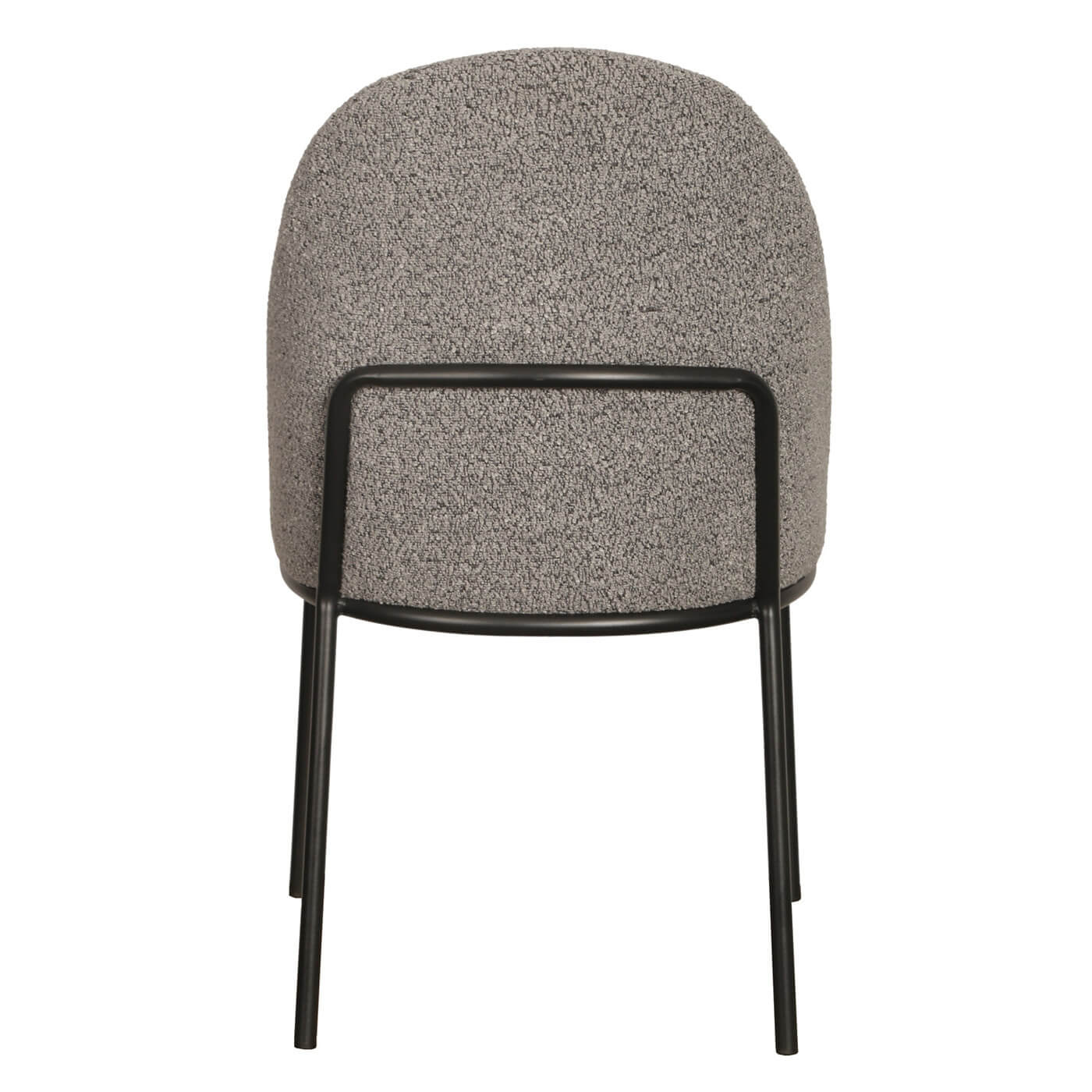 Meridian | Contemporary Boucle Fabric Dining Chairs | Set Of 2 | Slate Grey