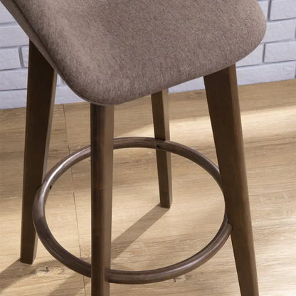 Monterey | Modern Mid Century Wooden Fabric Bar Stool