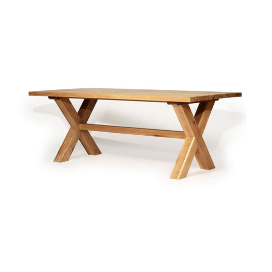 Oakhaven | 3m Natural Oak Wooden Rectangular Dining Table