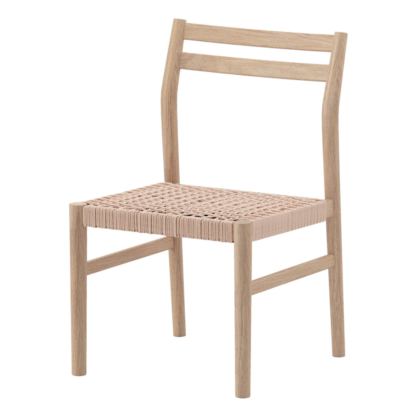 Oakside | Natural Rope Oak Wooden Dining Chairs | Set Of 2 | Natural