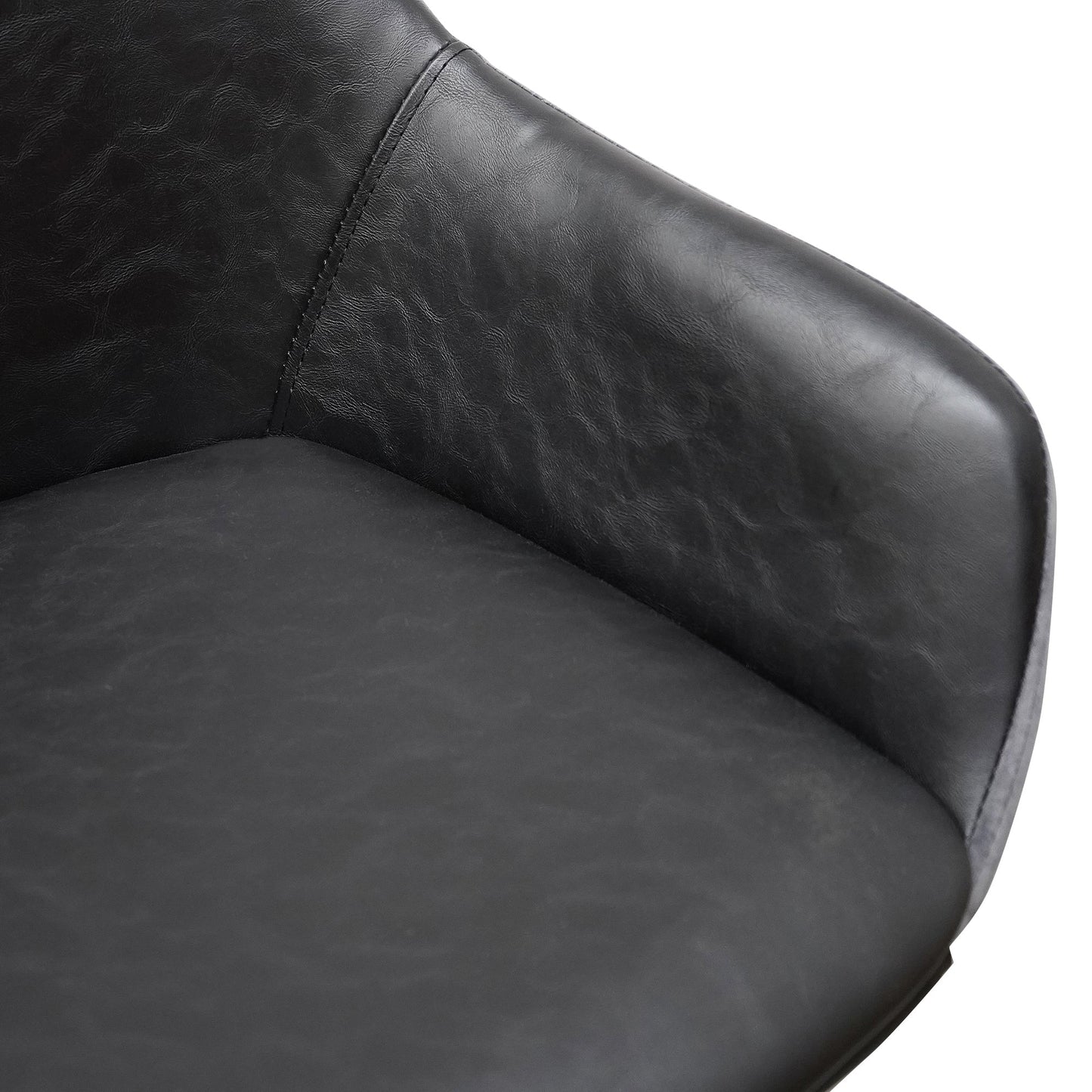 Pembroke | Modern PU Leather Velvet Fabric Bar Stools | Set Of 2