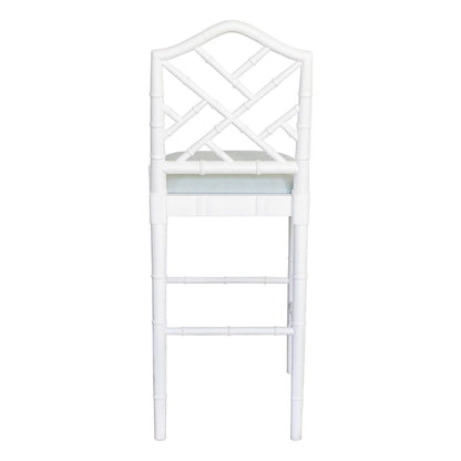 Rutherford | Hamptons White Wooden Bar Stools | White