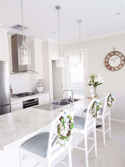 Rutherford | Hamptons White Wooden Bar Stools | White