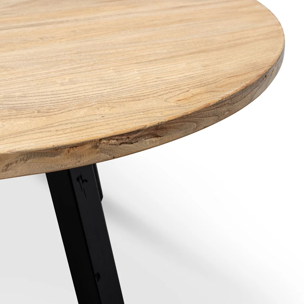 Sanford | Natural Scandinavian Style 1.25m Wooden Round Table