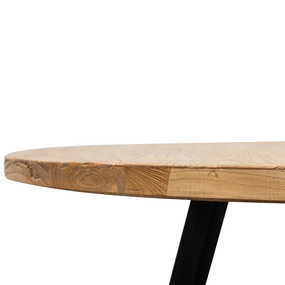 Sanford | Natural Scandinavian Style 1.25m Wooden Round Table