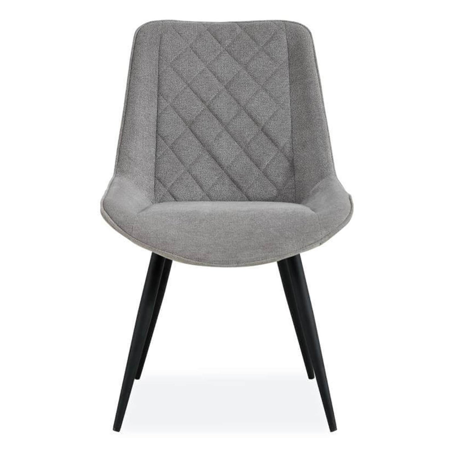 Southbank | Fabric Contemporary Dining Chairs With Arms | Set Of 2 | Granite