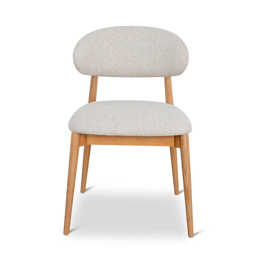 Southcote | Coastal Modern Fabric Wooden Dining Chair | Natural