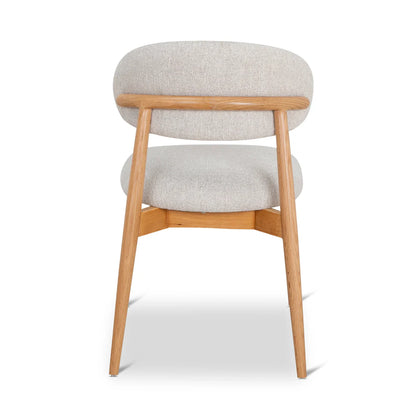 Southcote | Coastal Modern Fabric Wooden Dining Chair | Natural