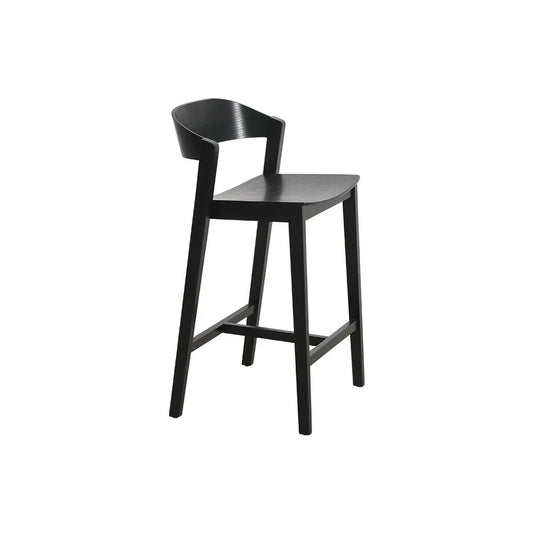 Springwood | 67cm Natural Black Coastal Wooden Bar Stools | Black