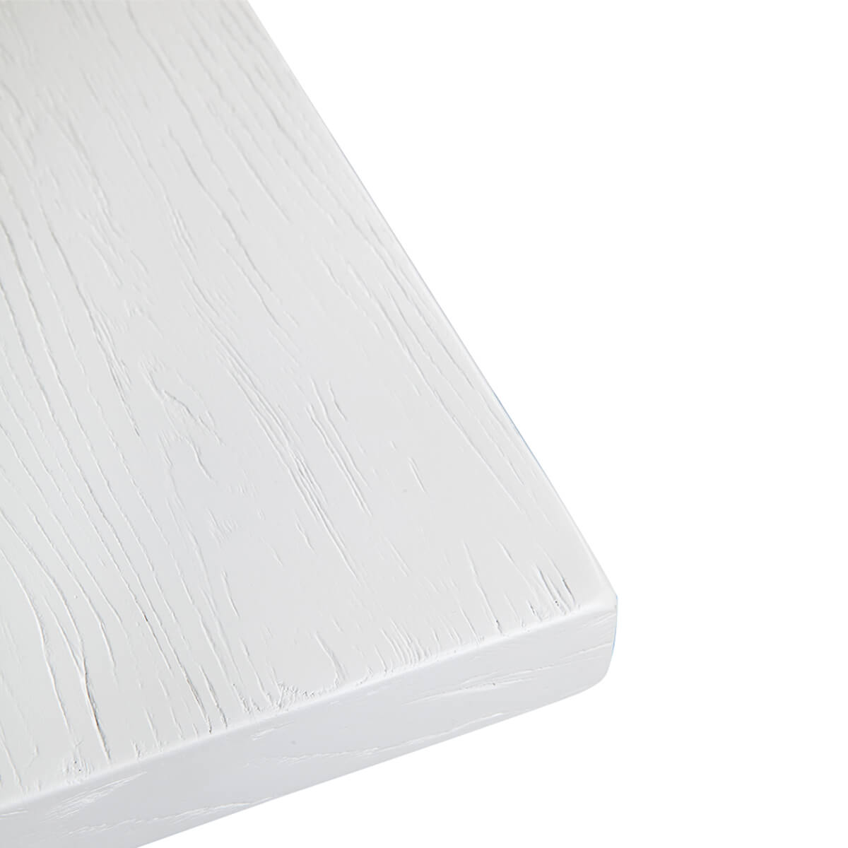 Stillwater | Contemporary Black White 2.4m Wooden Rectangular Dining Table | White