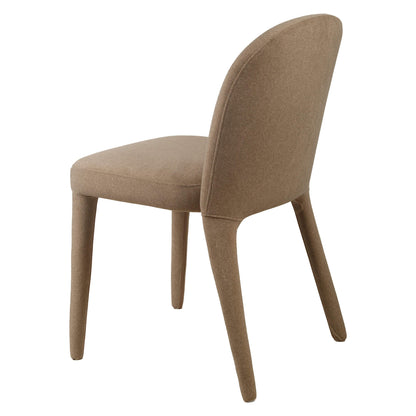 Strathmore | Leaf Linen Fabric Modern Dining Chairs | Linen