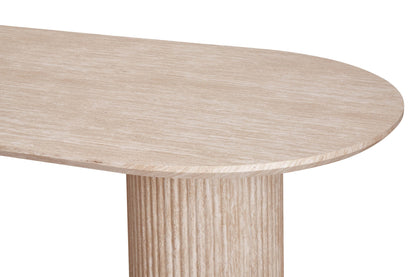 Trentham | Modern Coastal 2m Light Natural Wooden Dining Table | Natural