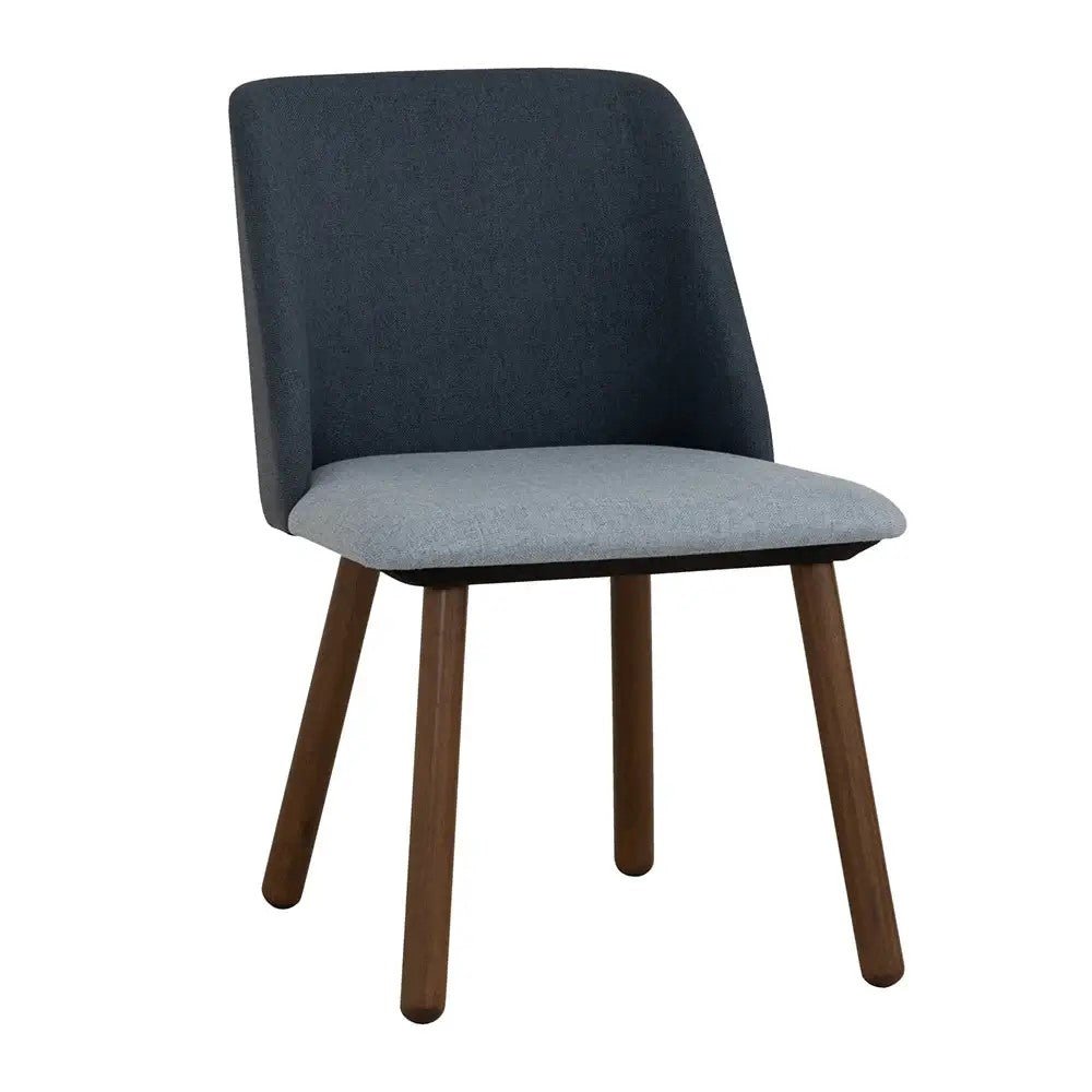 Carinya | Modern Wooden Fabric Dining Chair