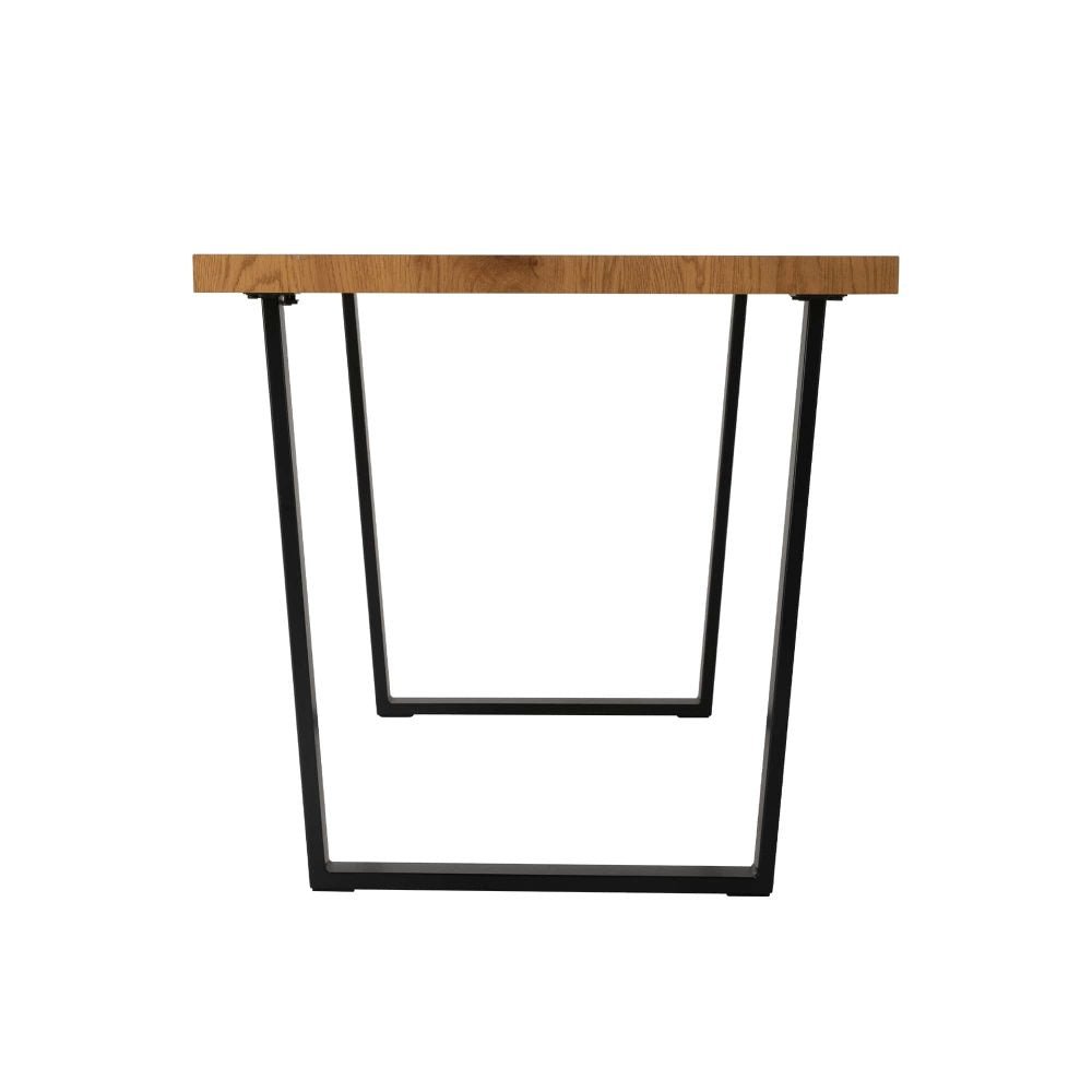 Galloway | Modern Industrial 170cm Rectangular Natural Wooden Dining Table | Natural