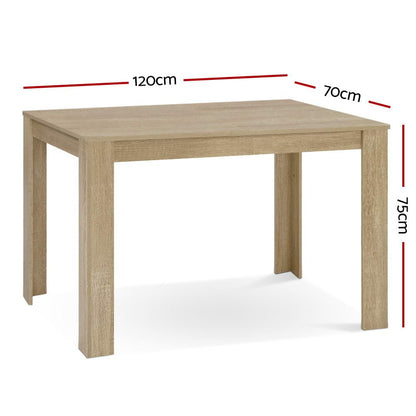 Rothwell | Natural 6 Seater Wooden Dining Table | Oak