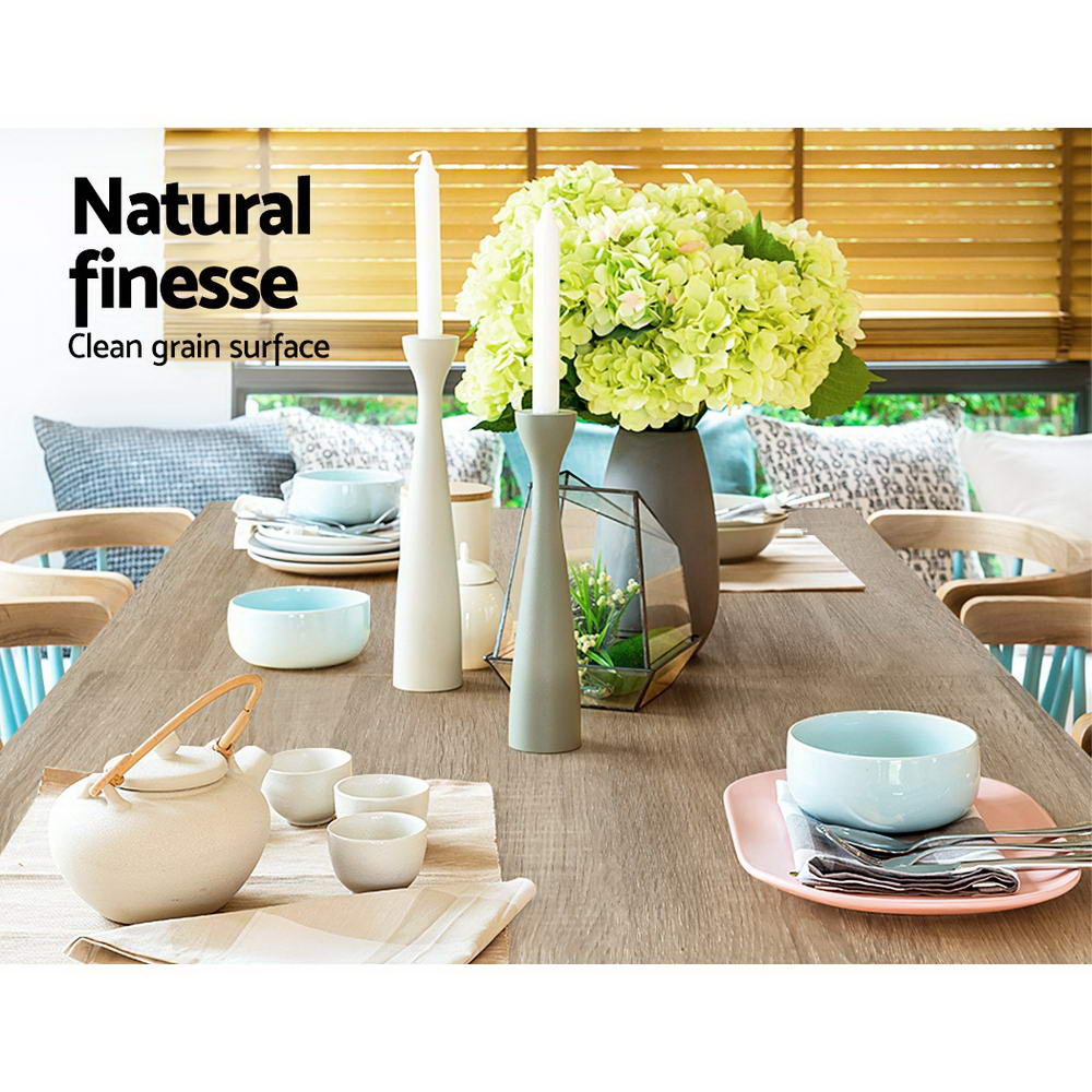 Rothwell | Natural 6 Seater Wooden Dining Table | Oak